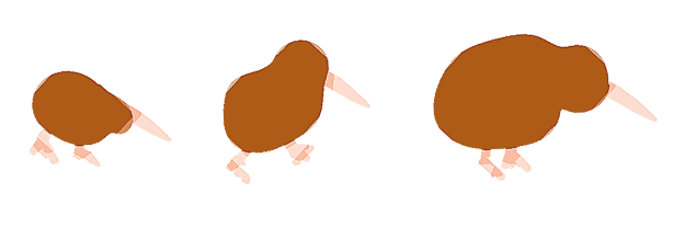 キーウィのイラスト